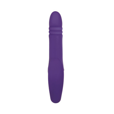 Foto 2 do produto Vibrador Strap On Recarregável com 7 Modos de Vibração e 4 Pulsações - Adam & Eve "Eve's Ultimate Thrusting Strapless Strap-On" | 14,3 x 3,6 cm | 9,1 x 3,7 cm