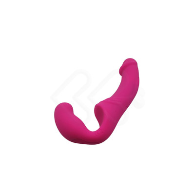 Foto 3 do produto Vibrador Strap On em Silicone com 10 Modos de Vibração e Controle Remoto sem Fio - Aphrodisia Double Rider | 22 x 3,8 cm | Disponível em 2 Cores