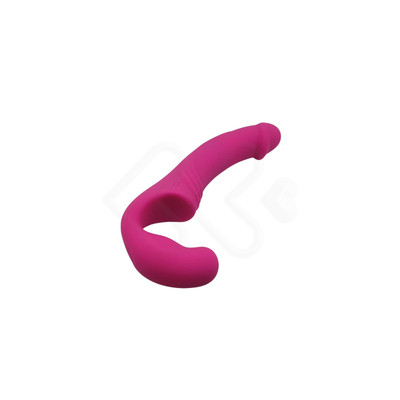 Foto 2 do produto Vibrador Strap On em Silicone com 10 Modos de Vibração e Controle Remoto sem Fio - Aphrodisia Double Rider | 22 x 3,8 cm | Disponível em 2 Cores