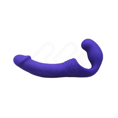 Foto 10 do produto Vibrador Strap On em Silicone com 10 Modos de Vibração e Controle Remoto sem Fio - Aphrodisia Double Rider | 22 x 3,8 cm | Disponível em 2 Cores