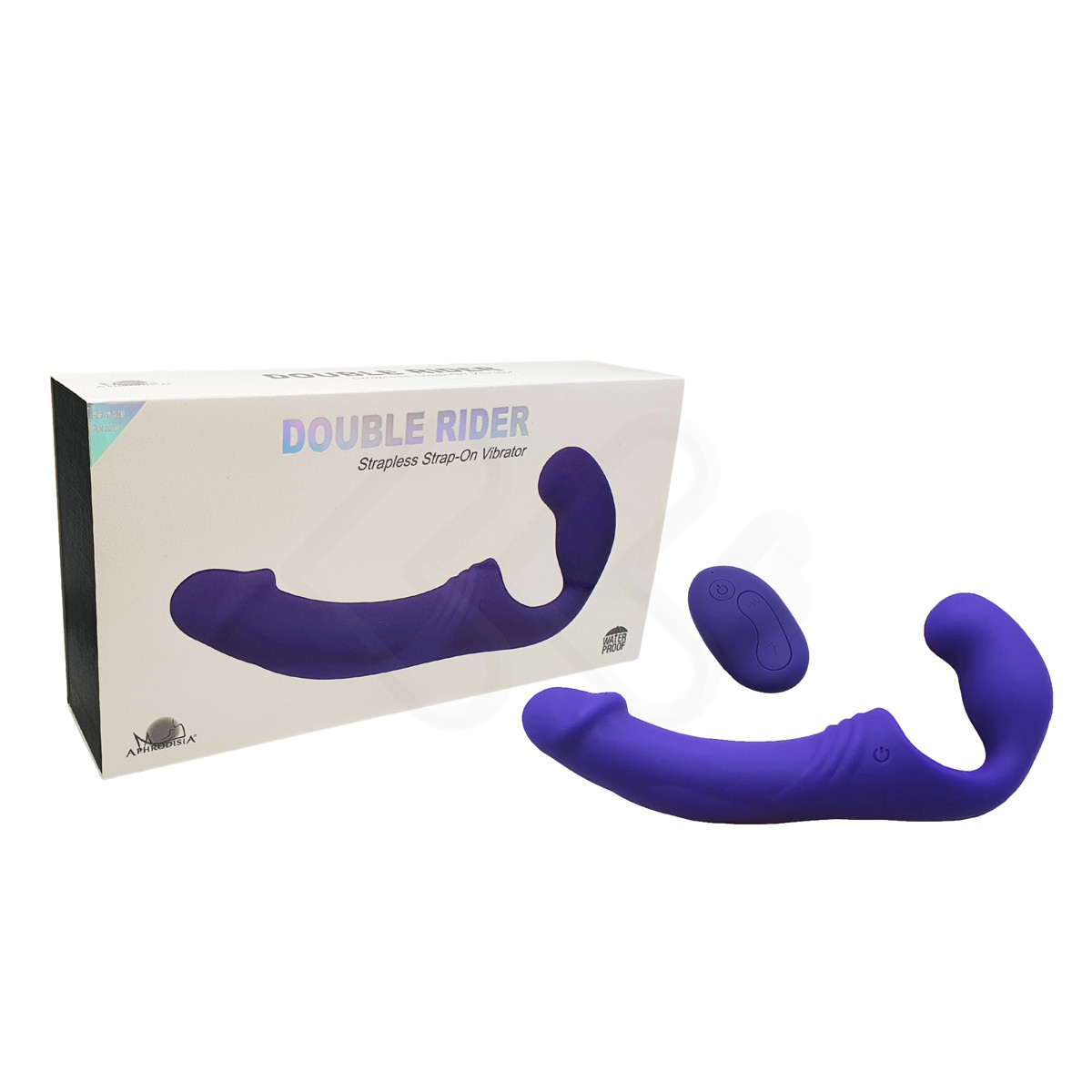 Vibrador Strap On em Silicone com 10 Modos de Vibração e Controle Remoto sem Fio - Aphrodisia Double Rider | 22 x 3,8 cm | Disponível em 2 Cores - 7