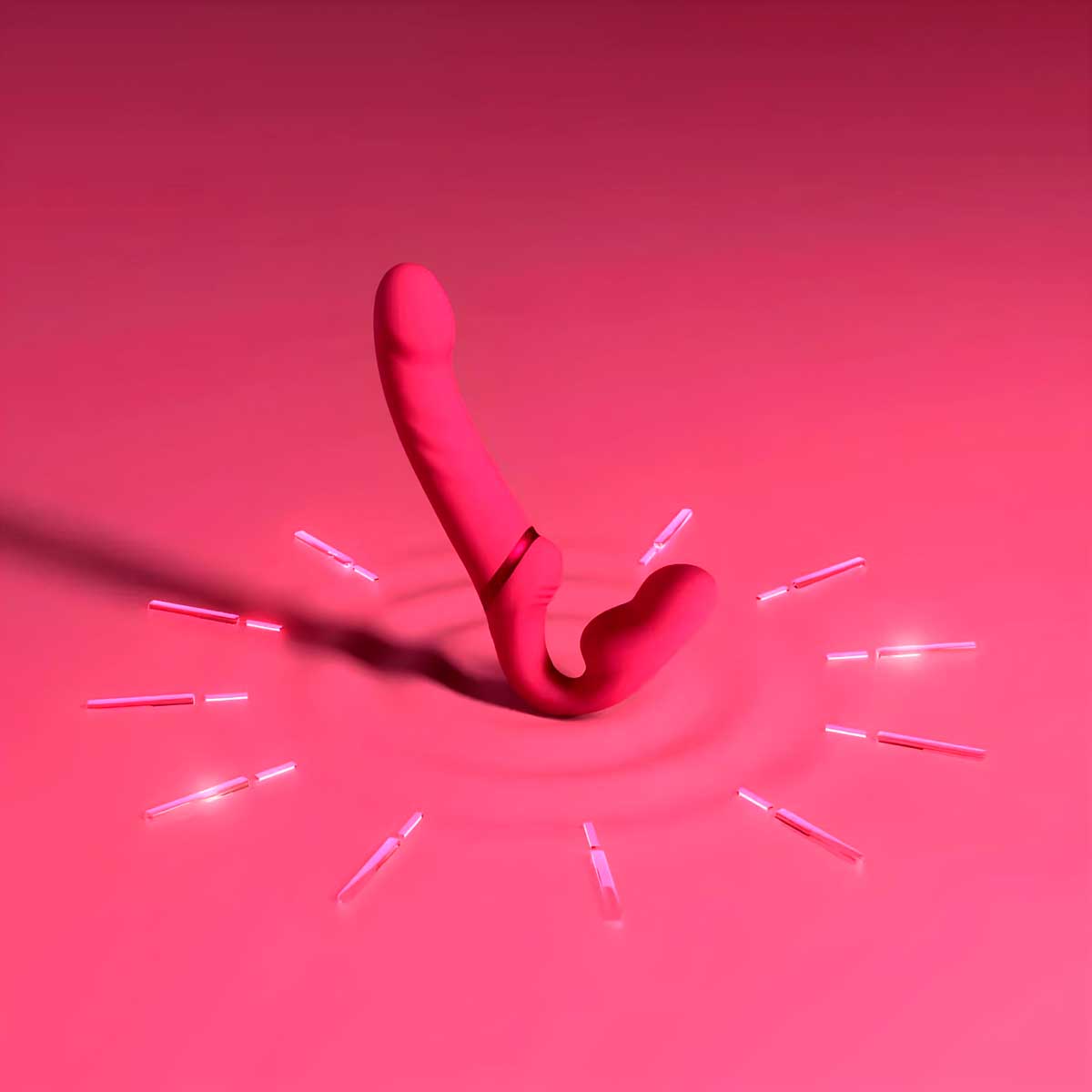 Vibrador Strapless com Controle por Aplicativo, 7 Modos de Vibração, 3 Motores e Recarregável via USB - Lovense Lapis | 14,5 x 3,7 cm - 4