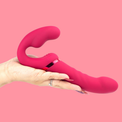 Vibrador Strapless com Controle por Aplicativo, 7 Modos de Vibração, 3 Motores e Recarregável via USB - Lovense Lapis | 14,5 x 3,7 cm