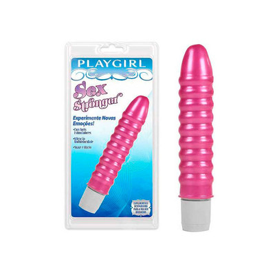Foto 1 do produto Vibrador com Textura Anelar e Vibração Multivelocidade - Playgirl Sex Stronger | 11,9 x 3 cm