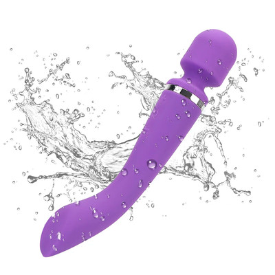 Foto 4 do produto Vibrador Varinha Mágica e Ponto G em Silicone e ABS com 20 Modos de Vibração - Lodi | 24 x 4,2 cm | Disponível em 3 Cores