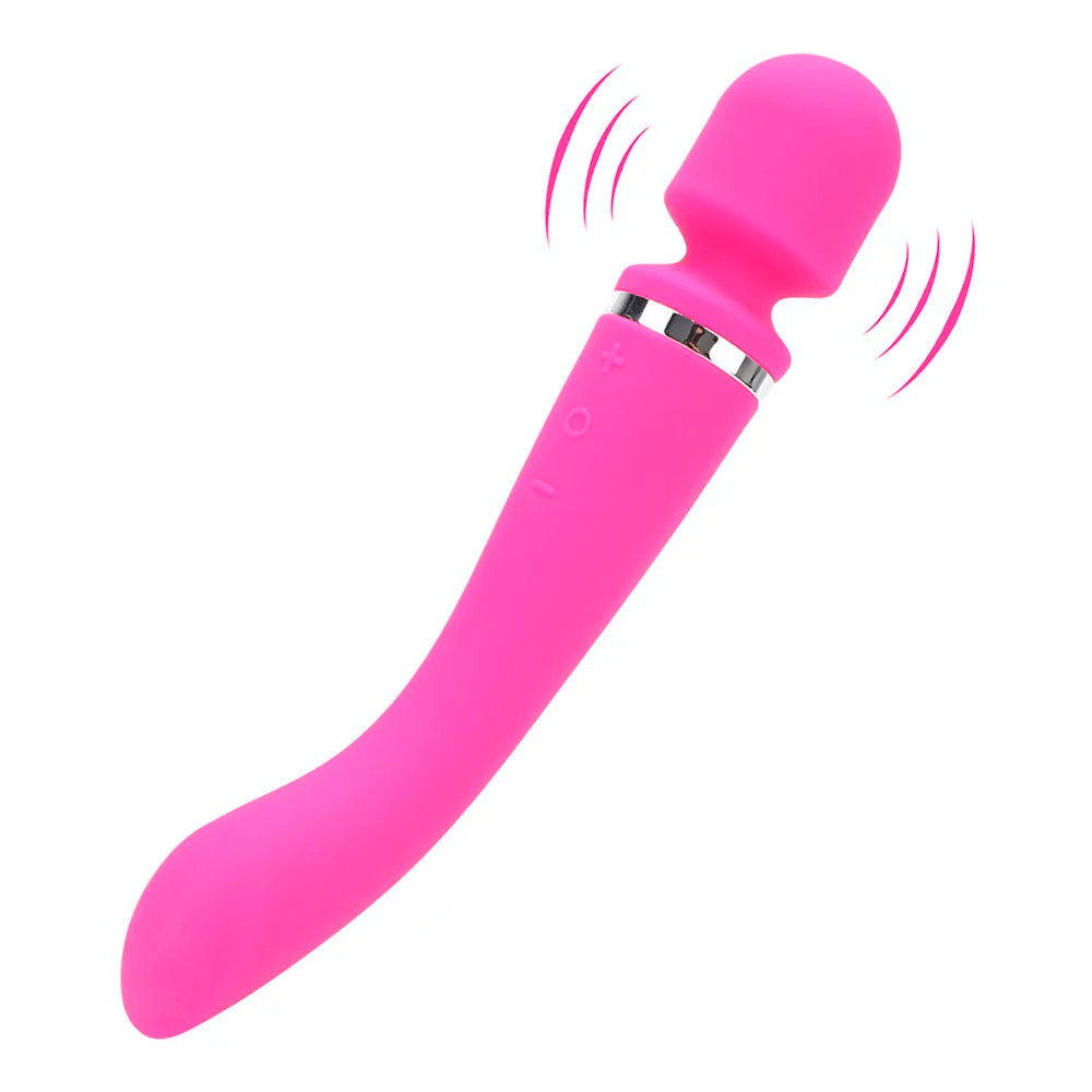 Vibrador Varinha Mágica e Ponto G em Silicone e ABS com 20 Modos de Vibração - Lodi | 24 x 4,2 cm | Disponível em 3 Cores - 2