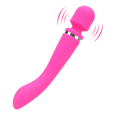 Foto 2 do produto Vibrador Varinha Mágica e Ponto G em Silicone e ABS com 20 Modos de Vibração - Lodi | 24 x 4,2 cm | Disponível em 3 Cores