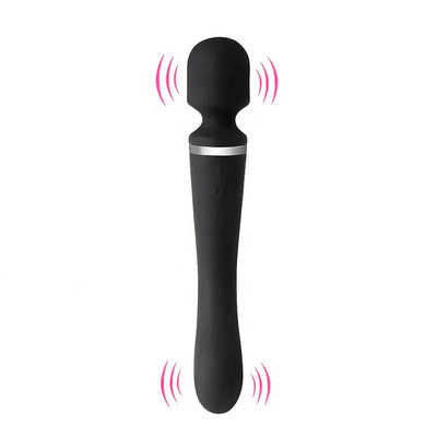 Foto 5 do produto Vibrador Varinha Mágica e Ponto G em Silicone e ABS com 20 Modos de Vibração - Lodi | 24 x 4,2 cm | Disponível em 3 Cores