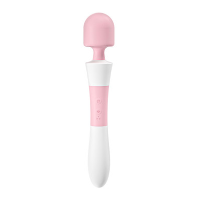 Vibrador Varinha Mágica em Silicone com 10 Modos de Vibração e 5 Velocidades - Topo Toys Stick Elena | 34 x 6 cm | Disponível em 2 Cores