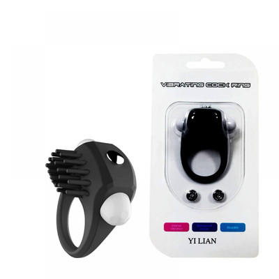 Foto 2 do produto Anel Peniano com Estimulador de Clítoris e Vibração Única - Vibrating Cock Ring Yi Lian | 5 x 4 cm