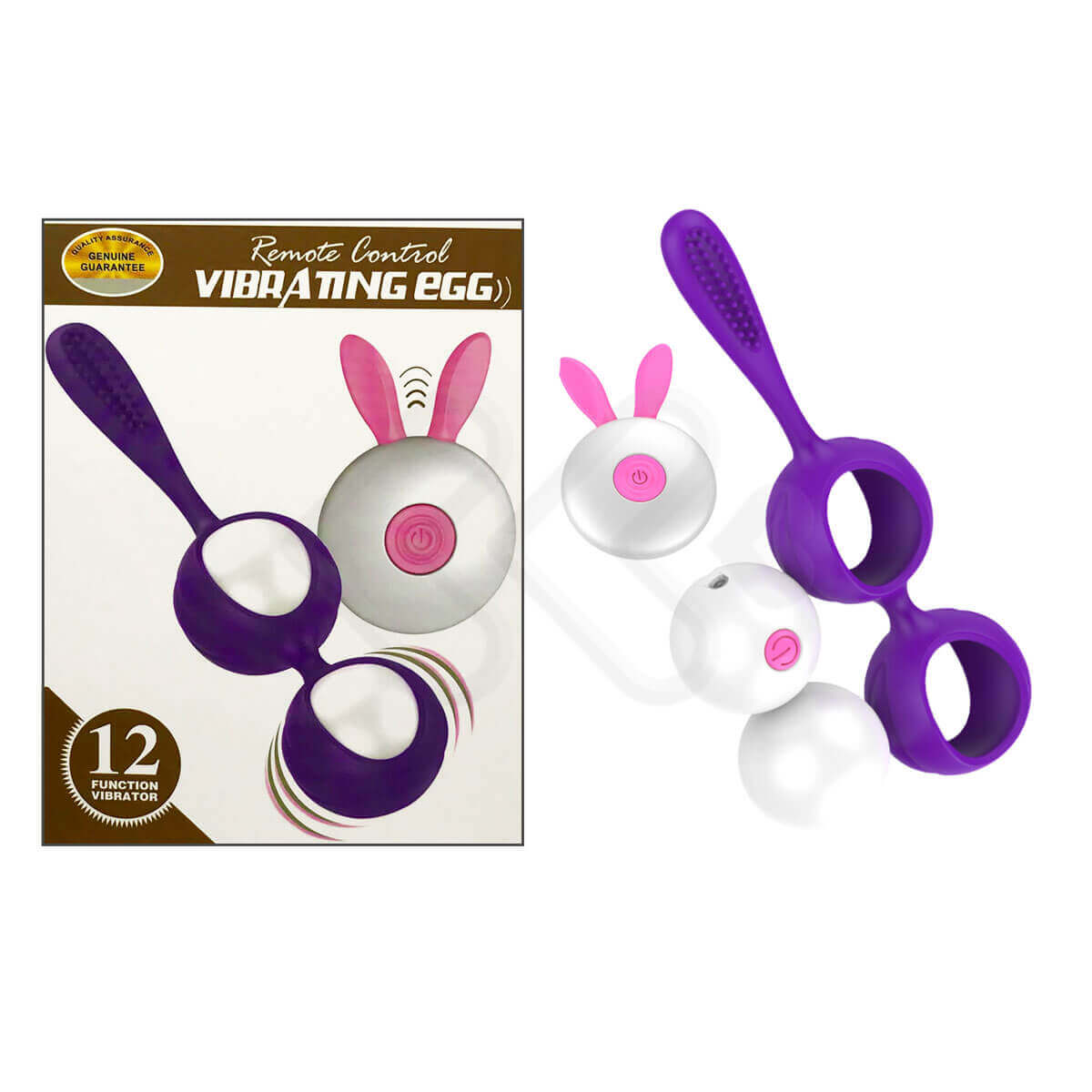Bolas para Pompoar em Silicone com 12 Modos de Vibração e Controle Remoto sem Fio - Vibrating Egg | Disponível em 2 Cores - 5
