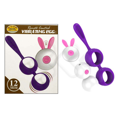 Foto 5 do produto Bolas para Pompoar em Silicone com 12 Modos de Vibração e Controle Remoto sem Fio - Vibrating Egg | Disponível em 2 Cores
