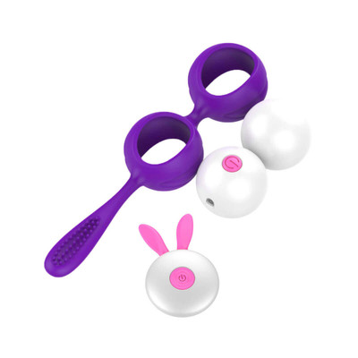 Foto 6 do produto Bolas para Pompoar em Silicone com 12 Modos de Vibração e Controle Remoto sem Fio - Vibrating Egg | Disponível em 2 Cores