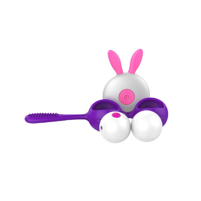 Foto 7 do produto Bolas para Pompoar em Silicone com 12 Modos de Vibração e Controle Remoto sem Fio - Vibrating Egg | Disponível em 2 Cores