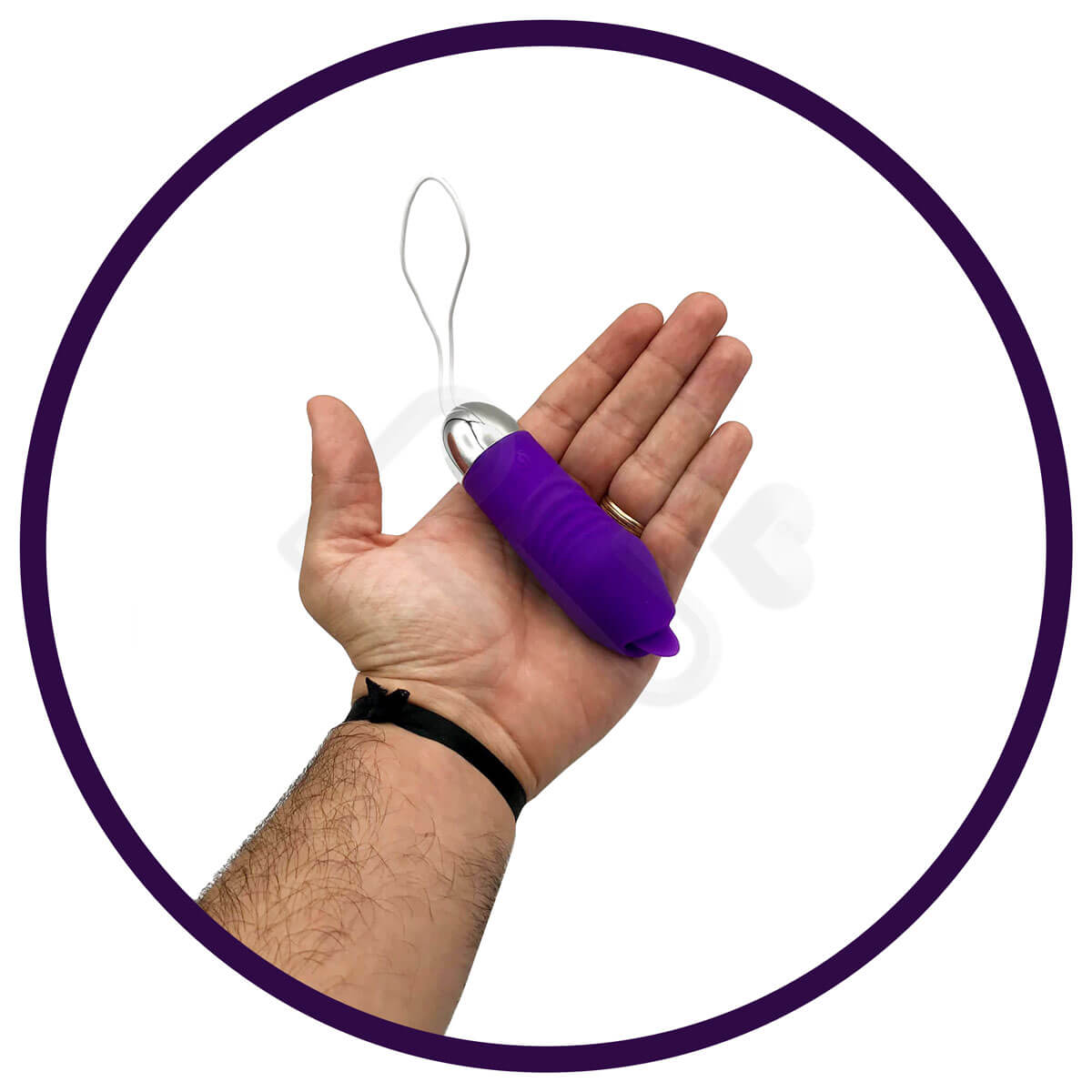 Cápsula Vibratória Com Língua Estimuladora, Controle Remoto Sem Fio e Carregamento via USB - Vibrating Egg | Disponível em 2 Cores - 8