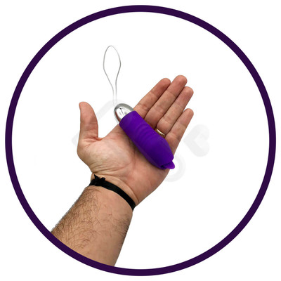 Foto 8 do produto Cápsula Vibratória Com Língua Estimuladora, Controle Remoto Sem Fio e Carregamento via USB - Vibrating Egg | Disponível em 2 Cores