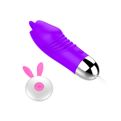 Foto 7 do produto Cápsula Vibratória Com Língua Estimuladora, Controle Remoto Sem Fio e Carregamento via USB - Vibrating Egg | Disponível em 2 Cores