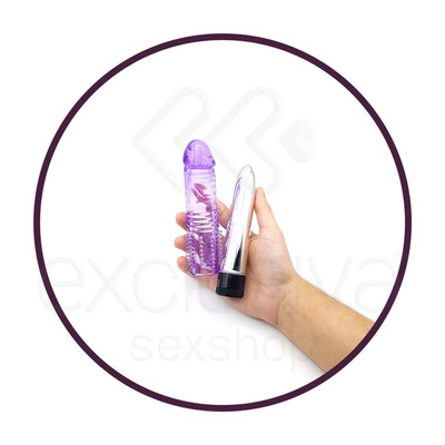 Foto 3 do produto Kit com Capa Peniana Extensora e Vibrador Personal Multivelocidade - Vibrating Glans | Disponível em 2 Cores