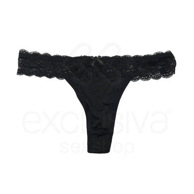 Foto 3 do produto Calcinha em Detalhes de Renda com Capsula Vibratória - Vibrating Panty With Bullet | 1,8 x 2,4 cm