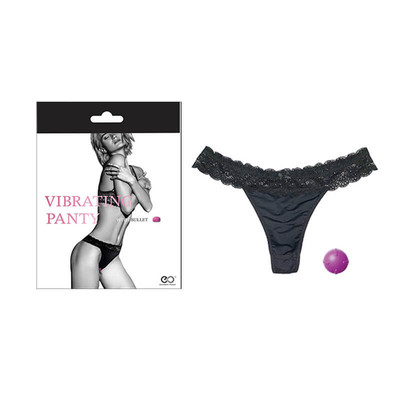 Foto 1 do produto Calcinha em Detalhes de Renda com Capsula Vibratória - Vibrating Panty With Bullet | 1,8 x 2,4 cm