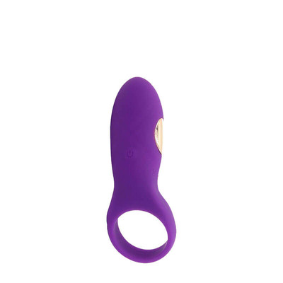 Foto 3 do produto Vibrating Ring - Anel Peniano Recarregável com Estimulador Clitoriano e 12 Modos de Vibração - 10 x 3,6 cm