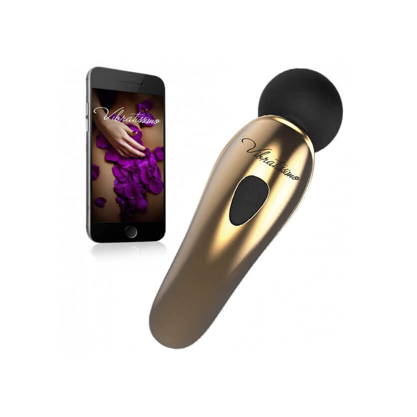 Vibratissimo Little Want - Vibrador Massageador Recarregável em Silicone com Aplicativo e Certificação IPX4 Resistente à Respingos - 14 x 4 cm - 4