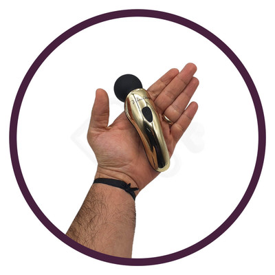 Vibratissimo Little Want - Vibrador Massageador Recarregável em Silicone com Aplicativo e Certificação IPX4 Resistente à Respingos - 14 x 4 cm
