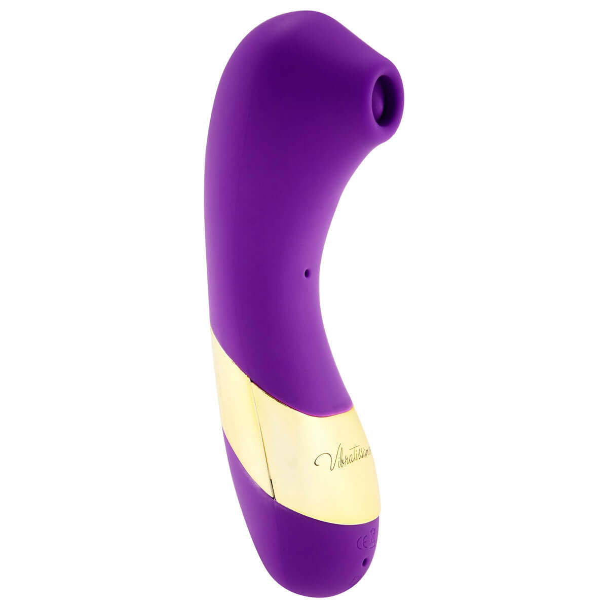 Vibratissimo Se:cret Kiss + Licker - Estimulador de Clítoris Recarregável em Silicone com 12 Modos de Sucção e 7 Níveis de Intensidade - 16,5 x 3,5 cm | Disponível em 2 Cores - 3