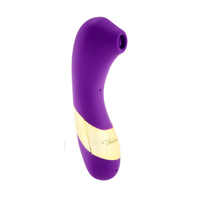 Foto 6 do produto Vibratissimo Se:cret Kiss + Licker - Estimulador de Clítoris Recarregável em Silicone com 12 Modos de Sucção e 7 Níveis de Intensidade - 16,5 x 3,5 cm | Disponível em 2 Cores