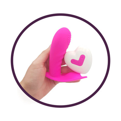 Foto 4 do produto Vibrator - Estimulador de Clítoris com Estimulador de Ponto G, 7 Modos de Vibração e Controle Remoto Wireless - 10,5 x 3,1 cm