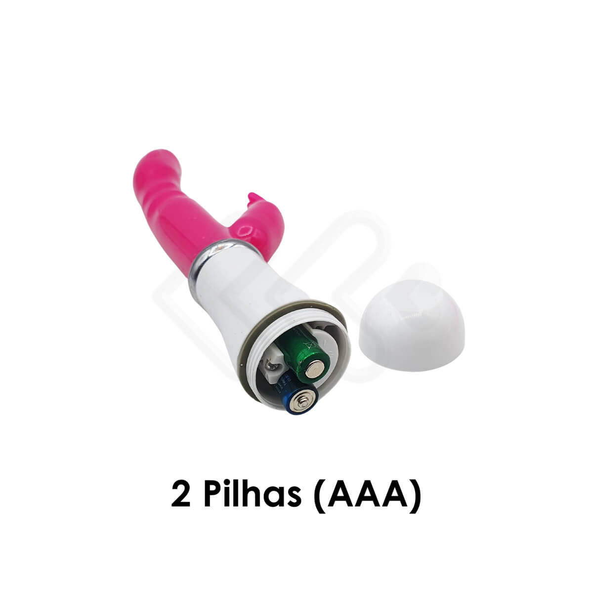 Vibrador Rabbit Estimulador de Ponto G e Clitóris no Formato de Coelho com 12 Modos de Vibração - Vibrator G Point Bar Magic - 9,6 x 2,4 cm - 5