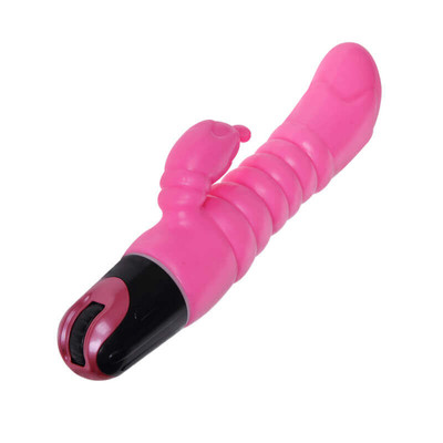 Foto 5 do produto Vibrador Estimulador de Clítoris e ponto G com Vibração Multivelocidade - Vibrator - 22 x 3,8 cm | Cor: Pink