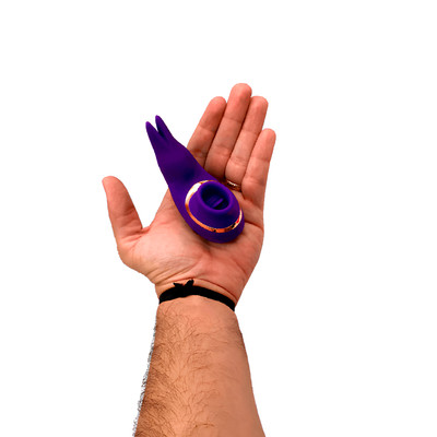 Foto 6 do produto Vibrador Estimulador de Clitóris Recarregável com Vibração e 10 Movimentos na Língua Estimuladora - Hantewei Vibrators You Love of Friends | Disponível em 2 Cores