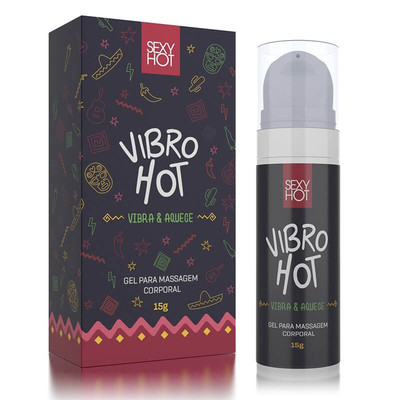 Foto 1 do produto Gel Excitante Unissex que Esquenta e Vibra - Vibro Hot - 15 g