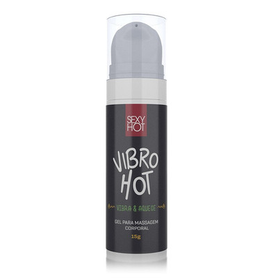 Foto 2 do produto Gel Excitante Unissex que Esquenta e Vibra - Vibro Hot - 15 g