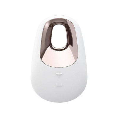 Vidrador Estimulador de Clitóris com 10 Modos de Vibração, 5 Intensidades e Carregamento via Cabo Magnético - Satisfyer White Temptation