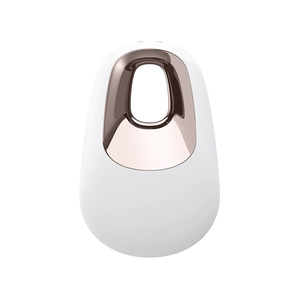 Estimulador de Clitóris com 10 Modos de Vibração, 5 Intensidades e Carregamento via Cabo Magnético - Satisfyer White Temptation | 8,4 x 5,4 cm - 2