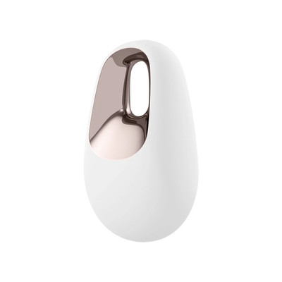 Foto 5 do produto Vidrador Estimulador de Clitóris com 10 Modos de Vibração, 5 Intensidades e Carregamento via Cabo Magnético - Satisfyer White Temptation