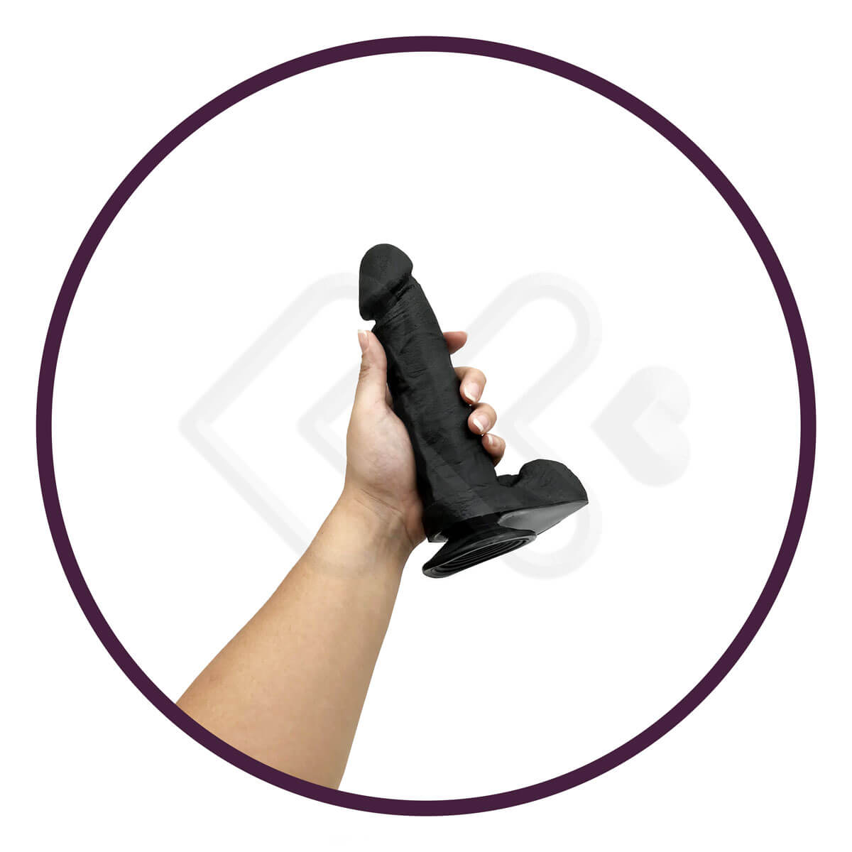 Prótese 8 Realística em Formato de Pênis com Escroto e Ventosa - Você & Ele | 16,4 x 4,8 cm | Disponível em 3 Cores - 3