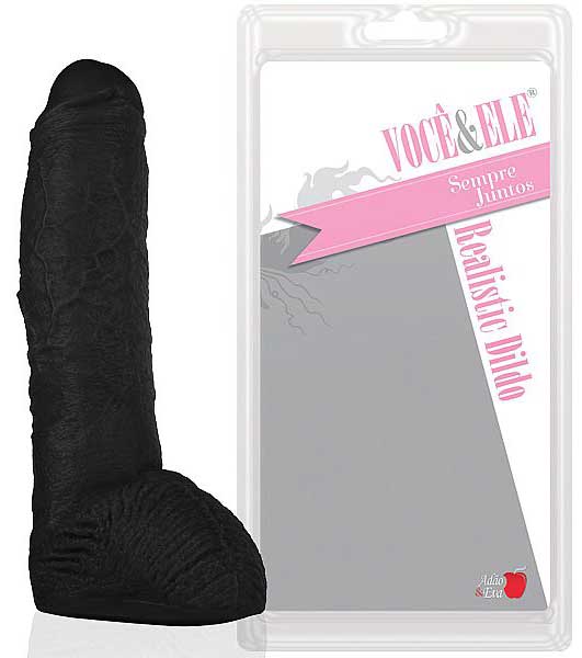 Prótese Plutão em Formato Pênis com Veias Salientes e Escroto - Você & Ele | 21 x 5,5 cm | Disponível em 2 Cores - 4