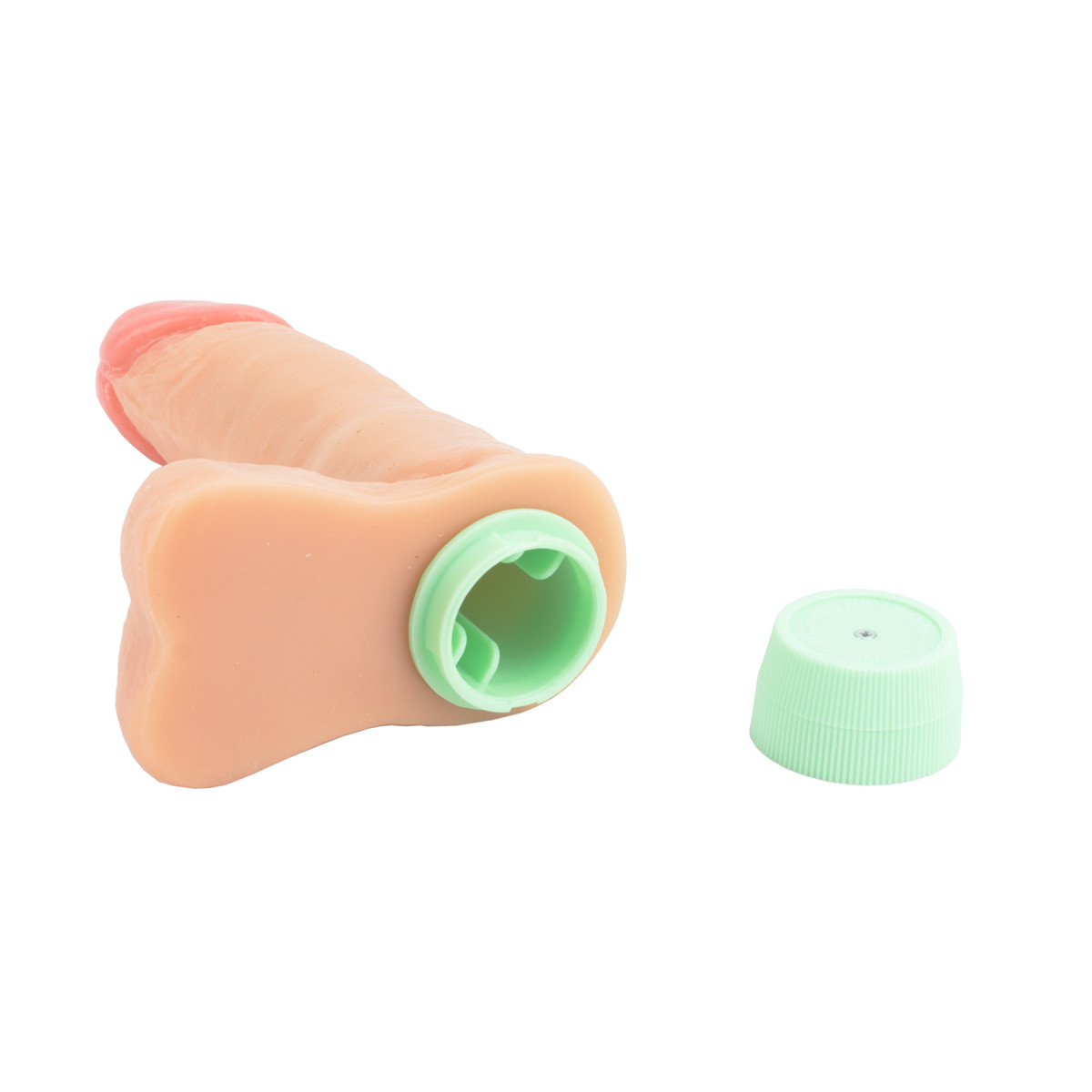 Prótese Peniana Realística 6 em PVC com Escroto e Multivelocidade - Adão & Eva | 14 x 4 cm - 5