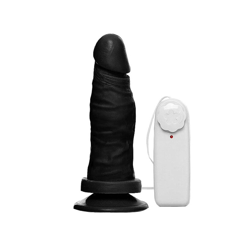 Prótese 6 Realística em Forma de Pênis com Multivelocidade, Ventosa e Controle com Fio - Você & Ele | 13,7 x 4 cm | Disponível em 3 Cores - 8