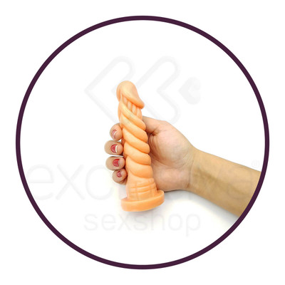 Foto 4 do produto Você & Ele - Prótese Alien em Formato de Pênis com Saliências - 14 x 3,5 cm