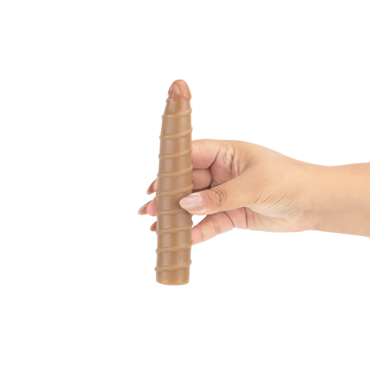 Prótese Peniana Parafuso com Textura Espiral e Glande Definida - Adão & Eva | 14,5 x 2,9 cm - 4