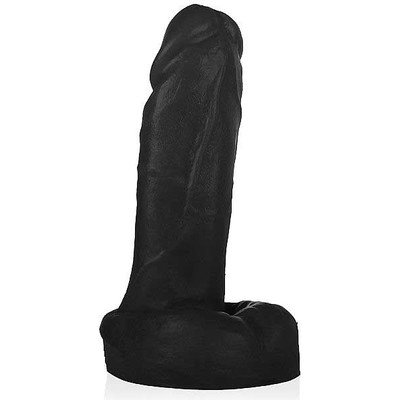 Foto 2 do produto Você & Ele - Prótese Terra em Forma de Pênis com Escroto e Veias Salientes - 15,2 x 4,2 cm | Cor: Preta