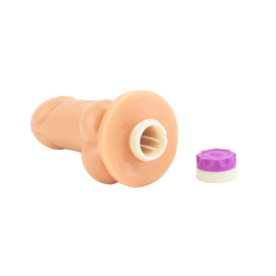 Prótese Peniana Realística Vader com Escroto e Multivelocidade - Você & Ele | 12,8 x 5,2 cm