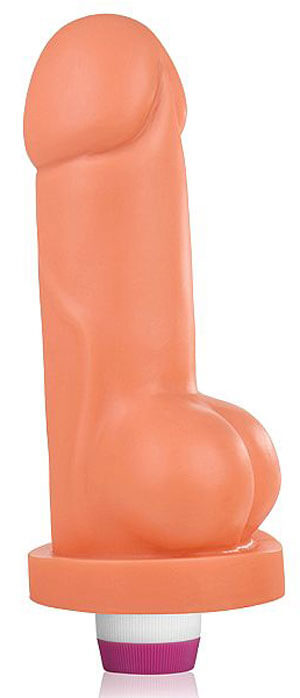 Você & Ele - Prótese Vader em Formato de Pênis com Escroto e Vibro - 12,8 x 5,2 cm - 2