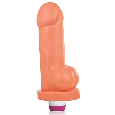 Foto 2 do produto Você & Ele - Prótese Vader em Formato de Pênis com Escroto e Vibro - 12,8 x 5,2 cm