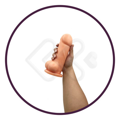Você & Ele Strap On - Cinta Peniana Ajustável com Prótese Vader em Formato de Pênis com Escroto