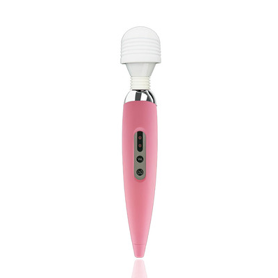 Massageador Erótico Recarregável com 12 Níveis de Vibração e 2 Velocidades - WandCool Massager | 26 x 4,5 cm | Disponível em 3 Cores